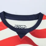 Navy collar with THE BEST OF print