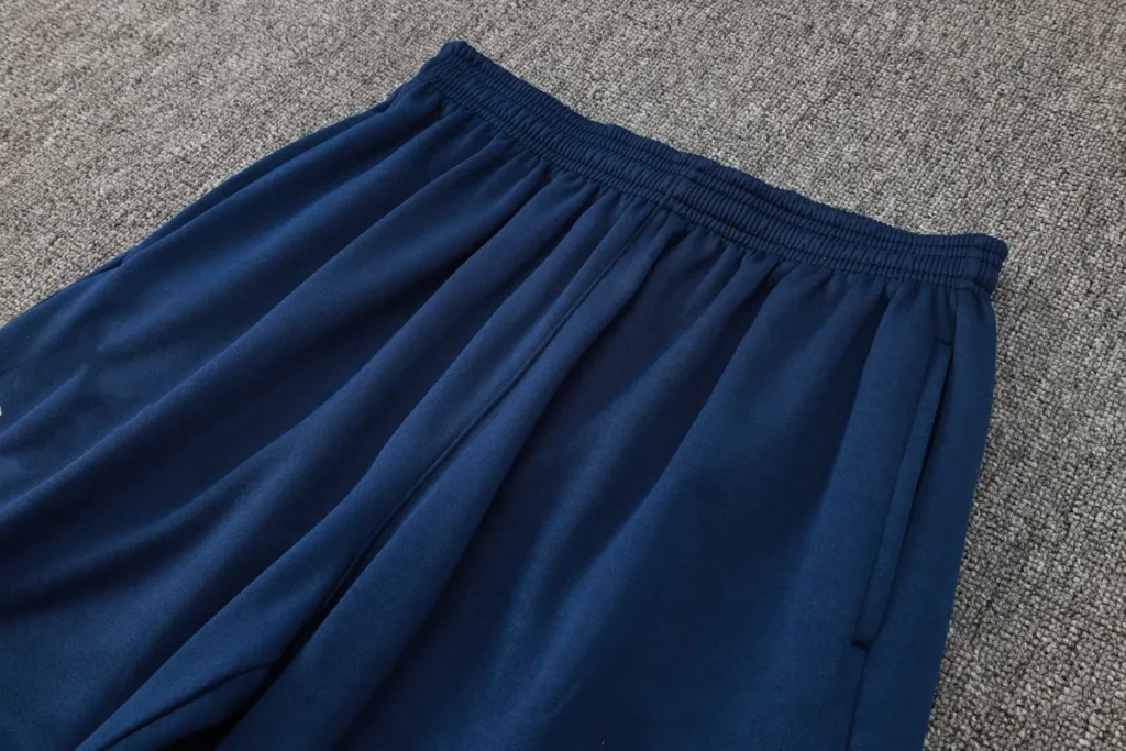 Navy pants elastic waistband