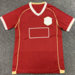 Red retro edition soccer jersey front view