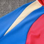 Red Blue 1/4 Zip Training Tracksuit Set